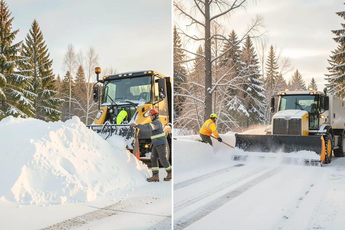 Gated Community Snow Removal in Burlington, Skagit County, WA - We coordinate gate access and priorities with the HOA