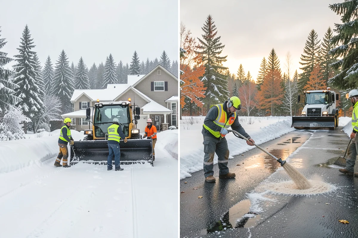 Gated Community Snow Removal in Carnation, King County, WA - We coordinate gate access and priorities with the HOA