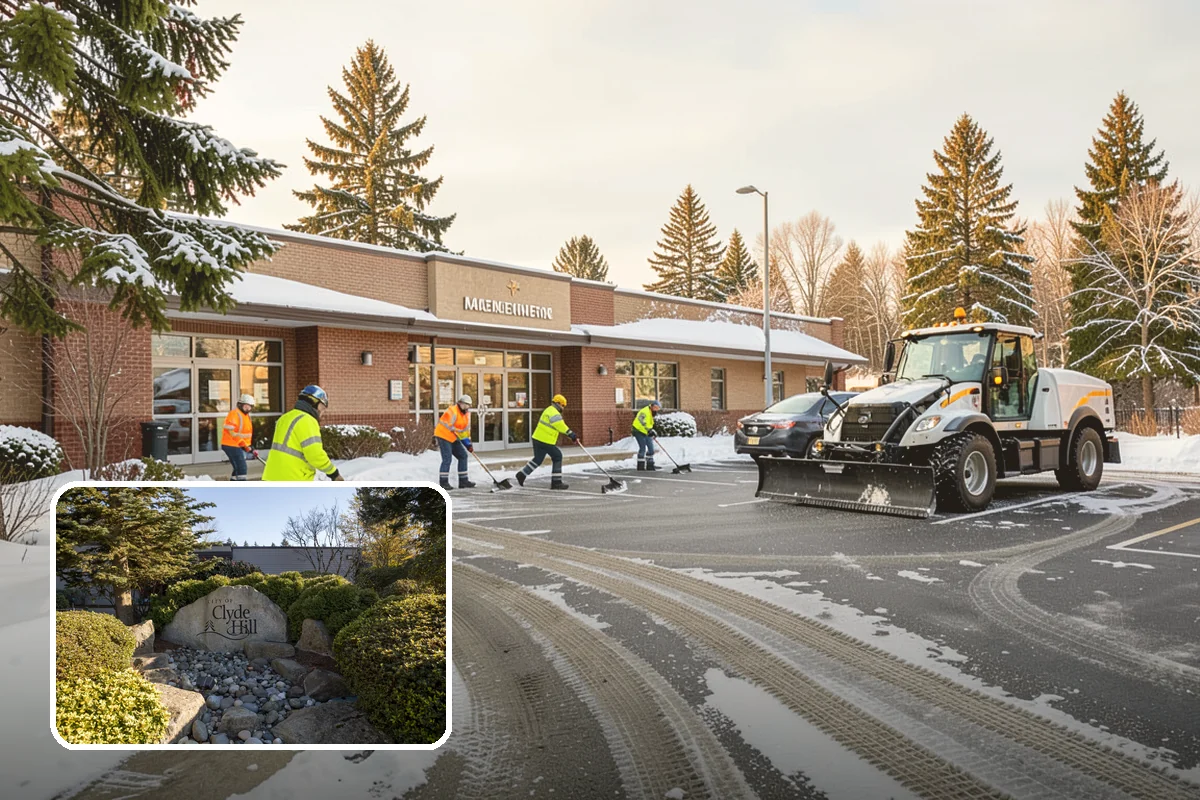 Gated Community Snow Removal in Clyde Hill, King County, WA - Keeps controlled entry gates operable in the cold