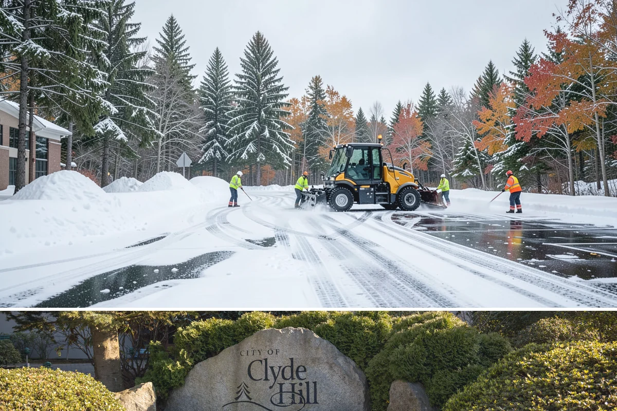 Gated Community Snow Removal in Clyde Hill, King County, WA - Gated communities need full-network service with each accumulating snow and gate-area attention whenever a hard freeze threatens...