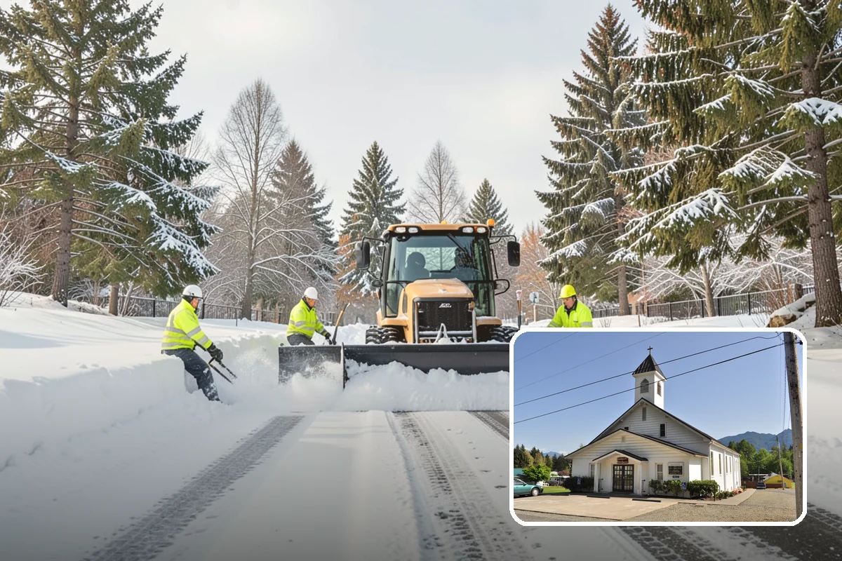 Gated Community Snow Removal in Concrete, Skagit County, WA - Keeps controlled entry gates operable in the cold