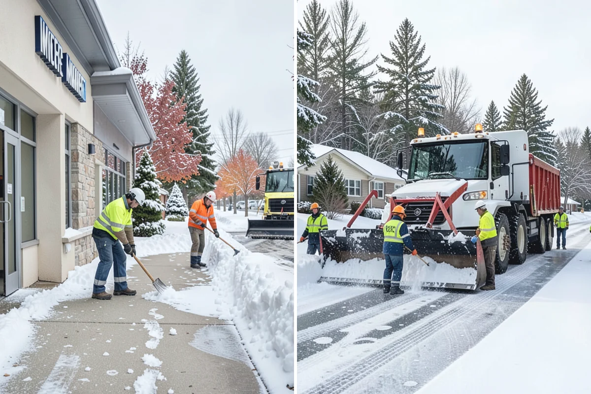 Gated Community Snow Removal in Coupeville, Island County, WA - We coordinate gate access and priorities with the HOA