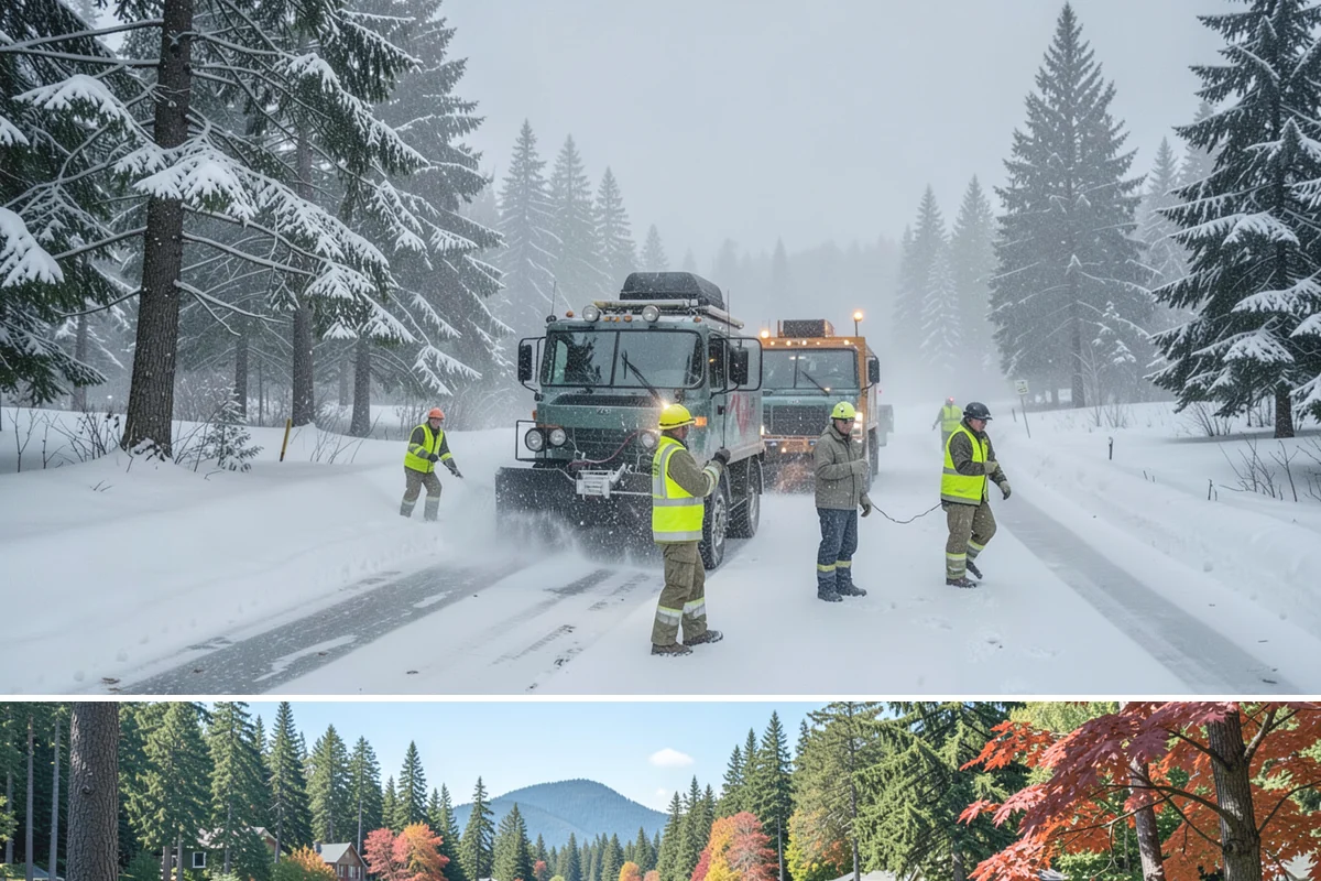 Gated Community Snow Removal in Covington, King County, WA - Gated communities need full-network service with each accumulating snow and gate-area attention whenever a hard freeze threatens...