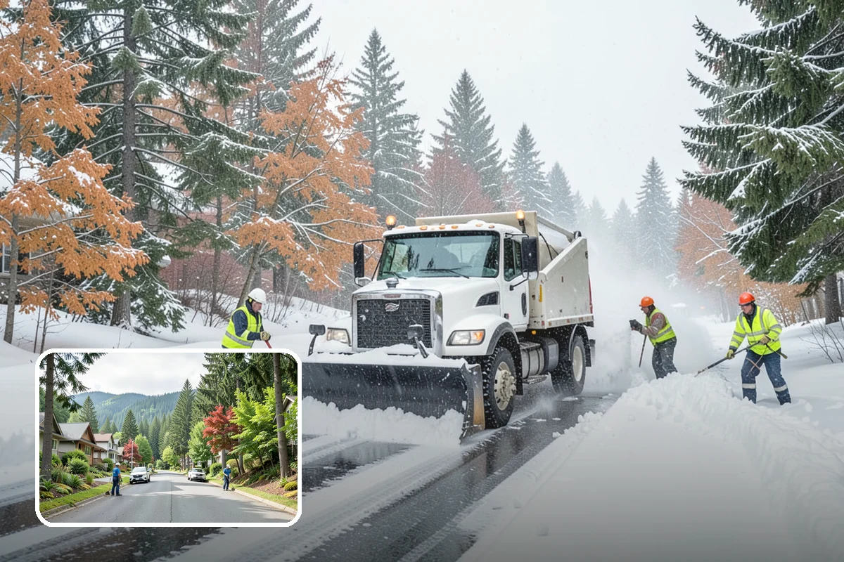 Gated Community Snow Removal in Darrington, Snohomish County, WA - Keeps controlled entry gates operable in the cold
