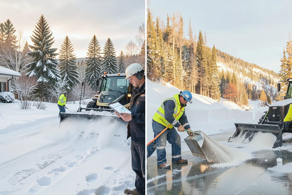 Gated Community Snow Removal in Darrington, Snohomish County, WA - We coordinate gate access and priorities with the HOA