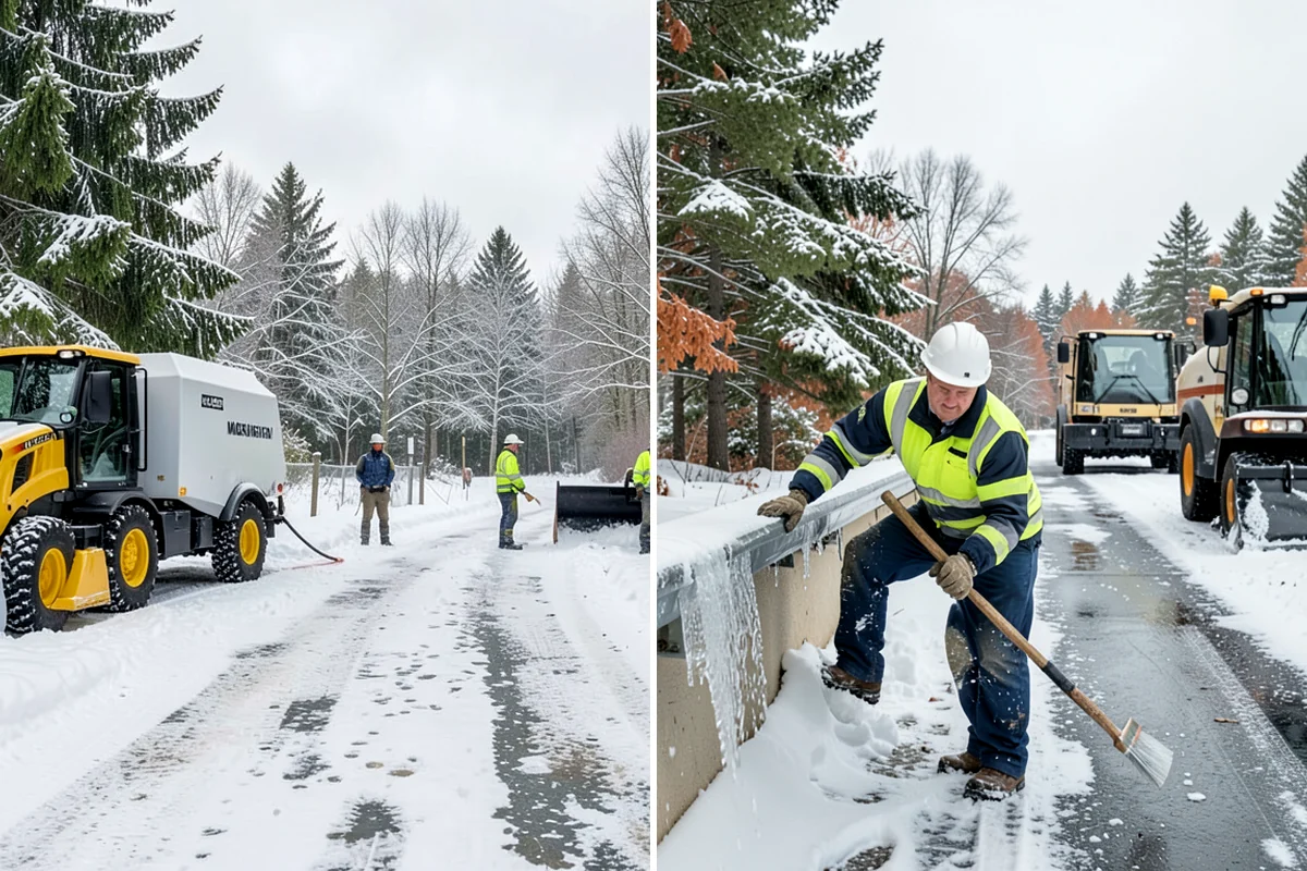 Gated Community Snow Removal in DuPont, Pierce County, WA - We coordinate gate access and priorities with the HOA