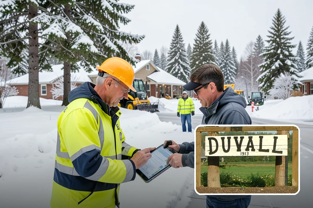 Gated Community Snow Removal in Duvall, King County, WA - Keeps controlled entry gates operable in the cold