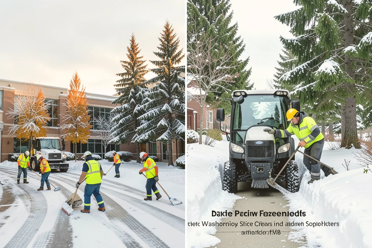 Gated Community Snow Removal in Eatonville, Pierce County, WA - We coordinate gate access and priorities with the HOA