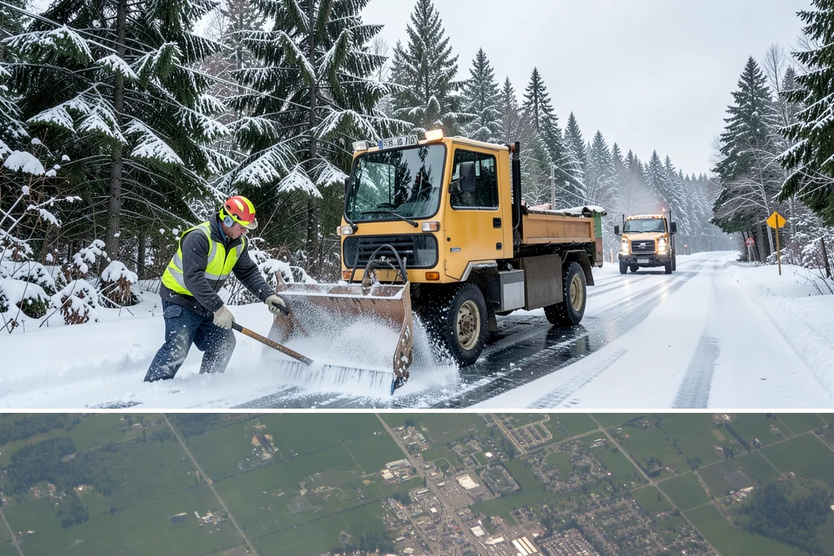 Gated Community Snow Removal in Enumclaw, King County, WA - Gated communities need full-network service with each accumulating snow and gate-area attention whenever a hard freeze threatens...