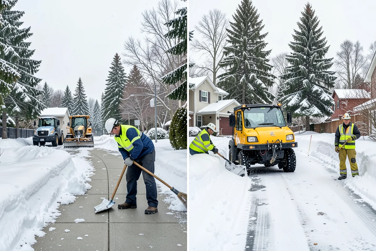 Gated Community Snow Removal in Fircrest, Pierce County, WA - We coordinate gate access and priorities with the HOA