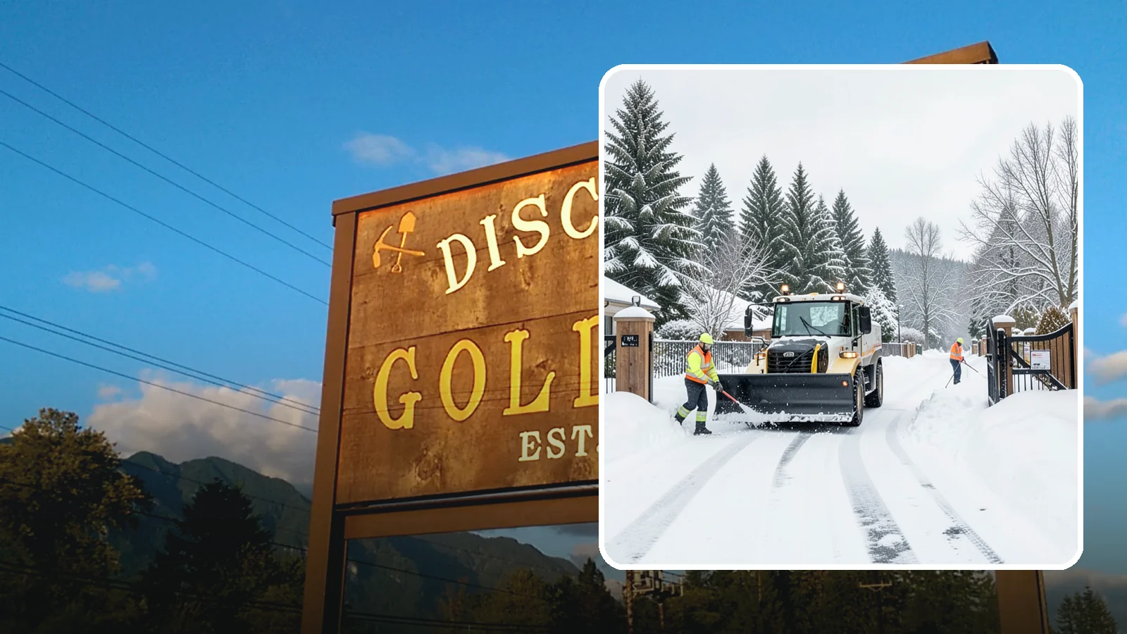 Gated Community Snow Removal in Gold Bar, Snohomish County, WA - We clear entry gates, interior roads, and common walkways for gated Western Washington communities under one coordinated plan.