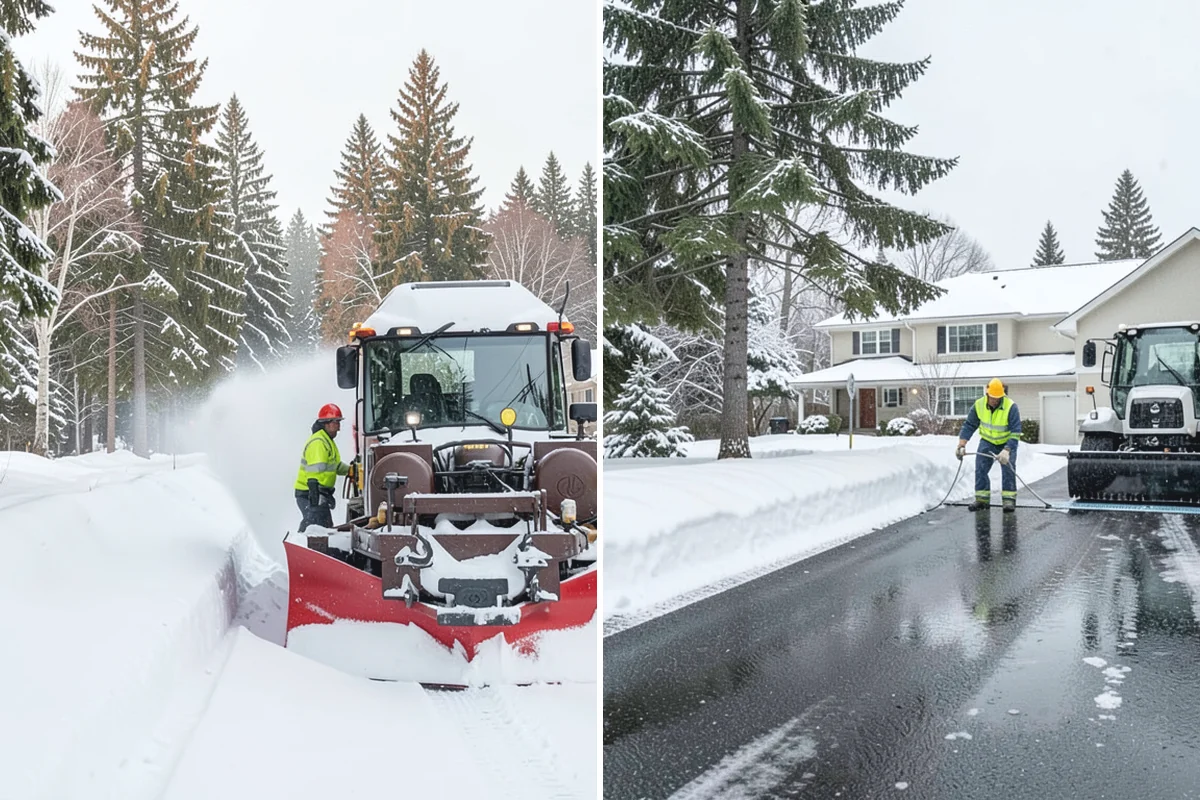 Gated Community Snow Removal in Granite Falls, Snohomish County, WA - We coordinate gate access and priorities with the HOA