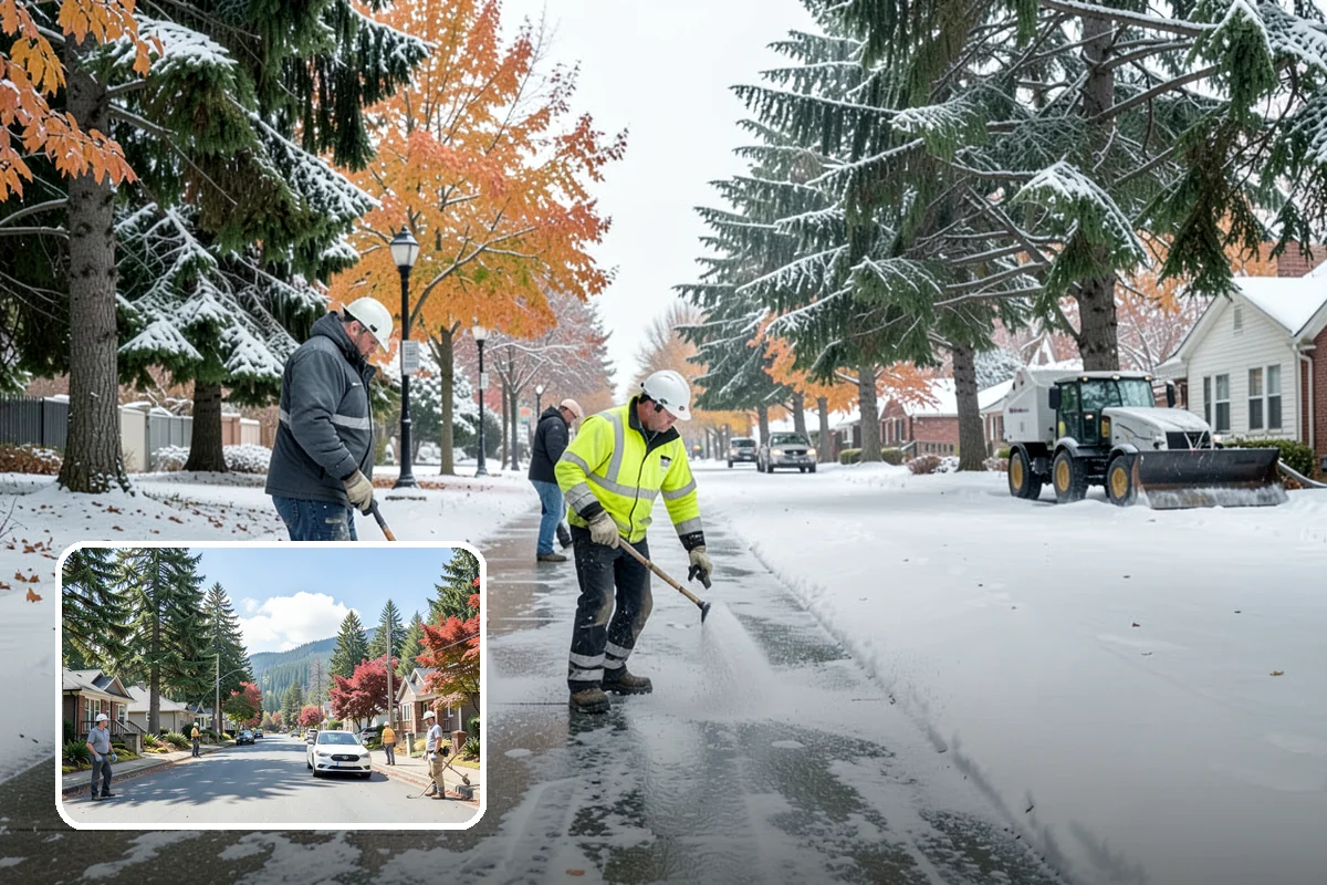 Gated Community Snow Removal in Hunts Point, King County, WA - Keeps controlled entry gates operable in the cold