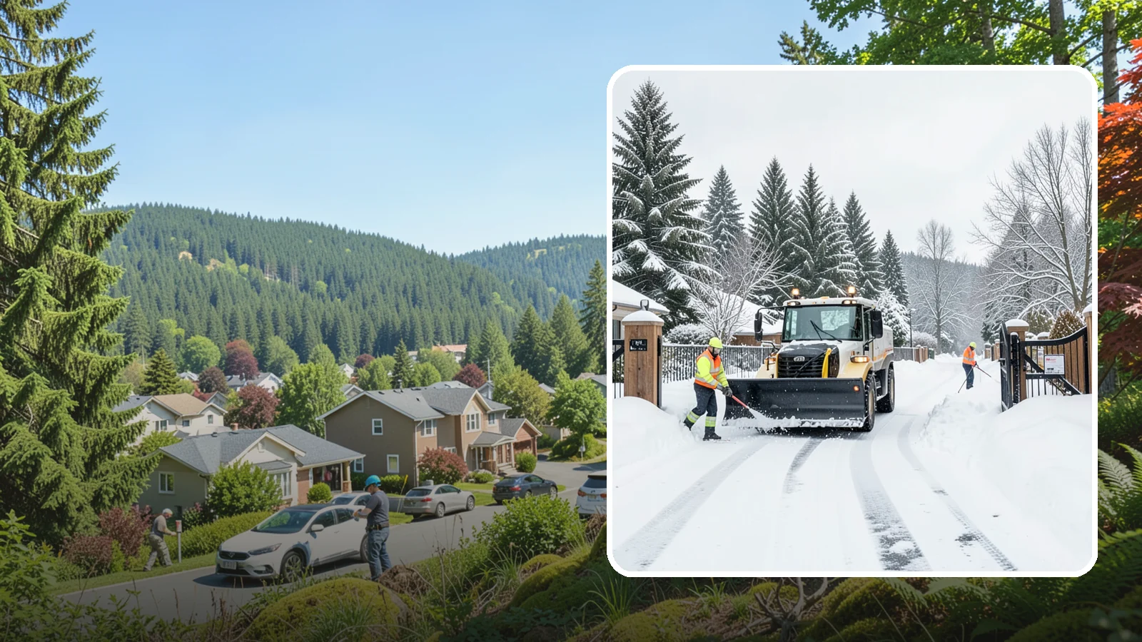 Gated Community Snow Removal in Index, Snohomish County, WA - We clear entry gates, interior roads, and common walkways for gated Western Washington communities under one coordinated plan.