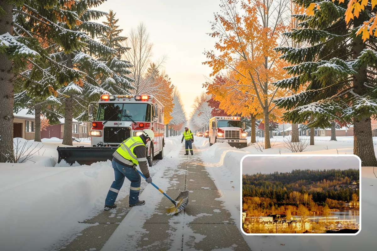 Gated Community Snow Removal in Kenmore, King County, WA - Keeps controlled entry gates operable in the cold