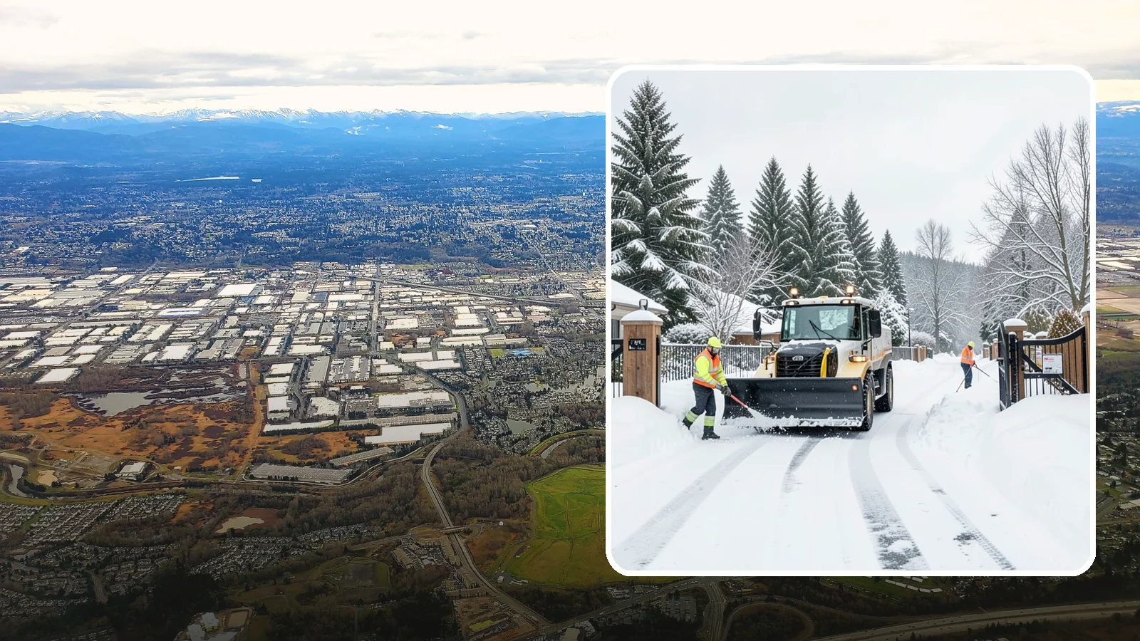 Gated Community Snow Removal in Kent, King County, WA - We clear entry gates, interior roads, and common walkways for gated Western Washington communities under one coordinated plan.