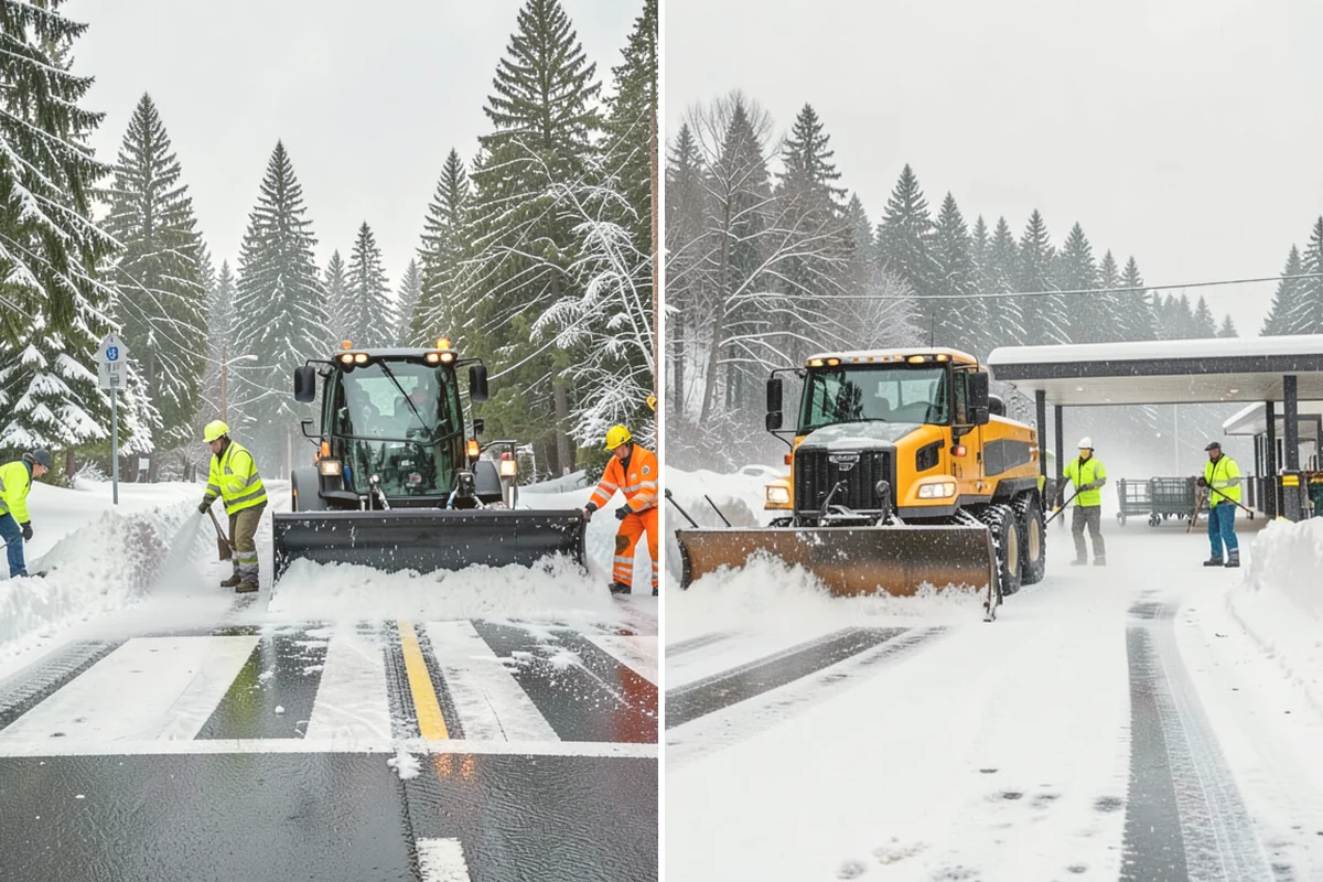Gated Community Snow Removal in Kent, King County, WA - We coordinate gate access and priorities with the HOA