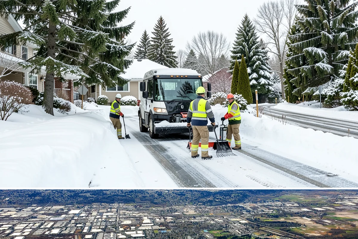 Gated Community Snow Removal in Kent, King County, WA - Gated communities need full-network service with each accumulating snow and gate-area attention whenever a hard freeze threatens...