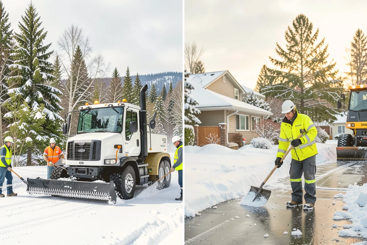 Gated Community Snow Removal in Kirkland, King County, WA - We coordinate gate access and priorities with the HOA