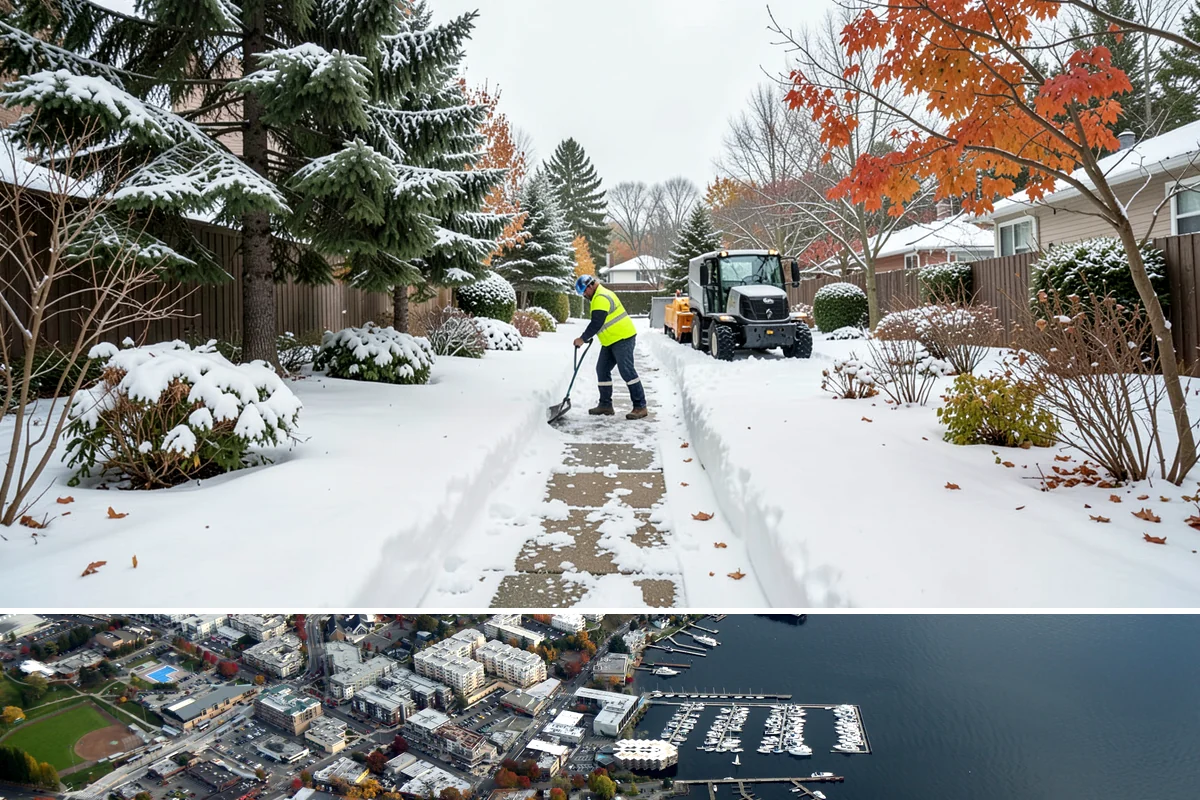 Gated Community Snow Removal in Kirkland, King County, WA - Gated communities need full-network service with each accumulating snow and gate-area attention whenever a hard freeze threatens...