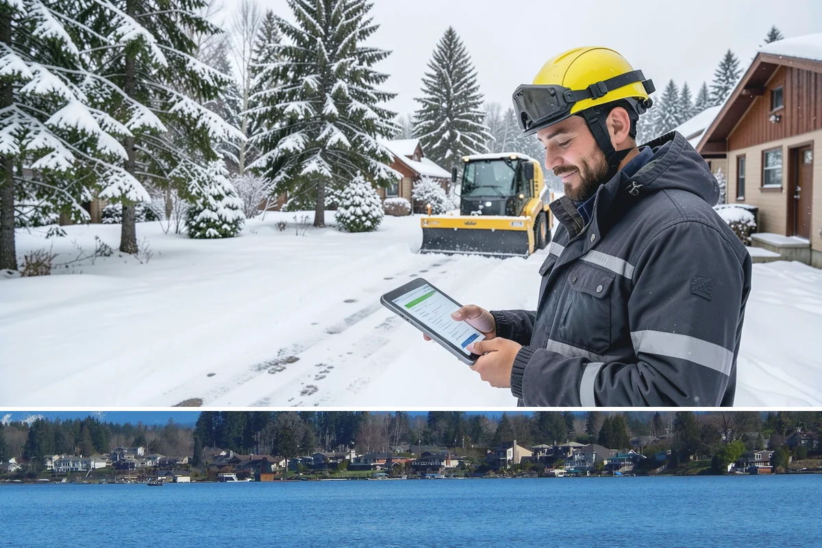 Gated Community Snow Removal in Lake Stevens, Snohomish County, WA - Gated communities need full-network service with each accumulating snow and gate-area attention whenever a hard freeze threatens...