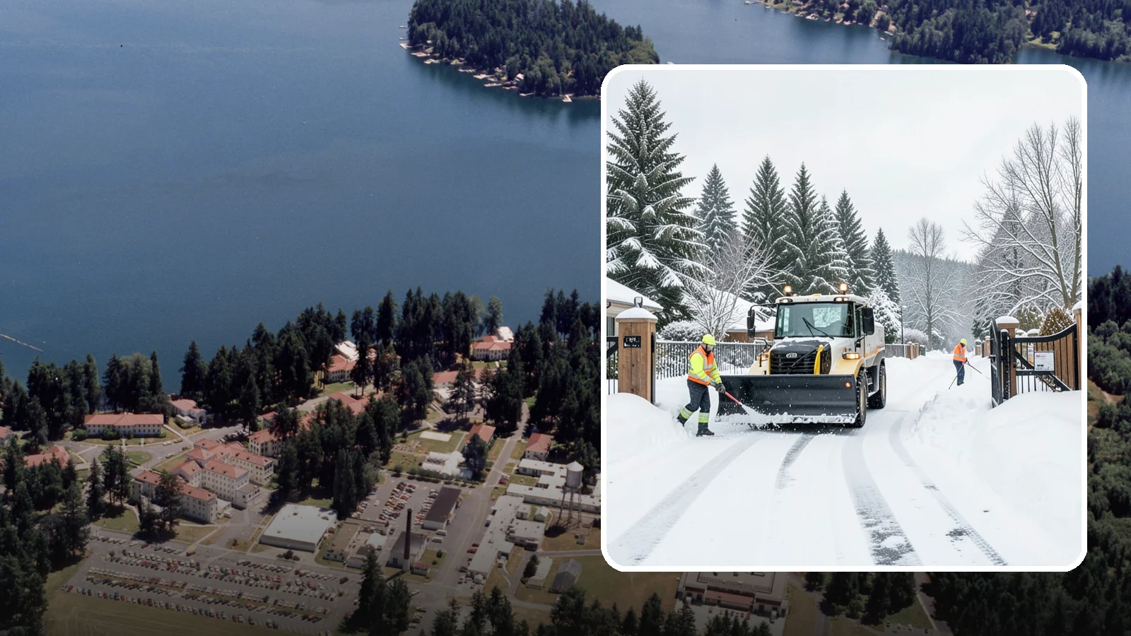 Gated Community Snow Removal in Lakewood, Pierce County, WA - We clear entry gates, interior roads, and common walkways for gated Western Washington communities under one coordinated plan.