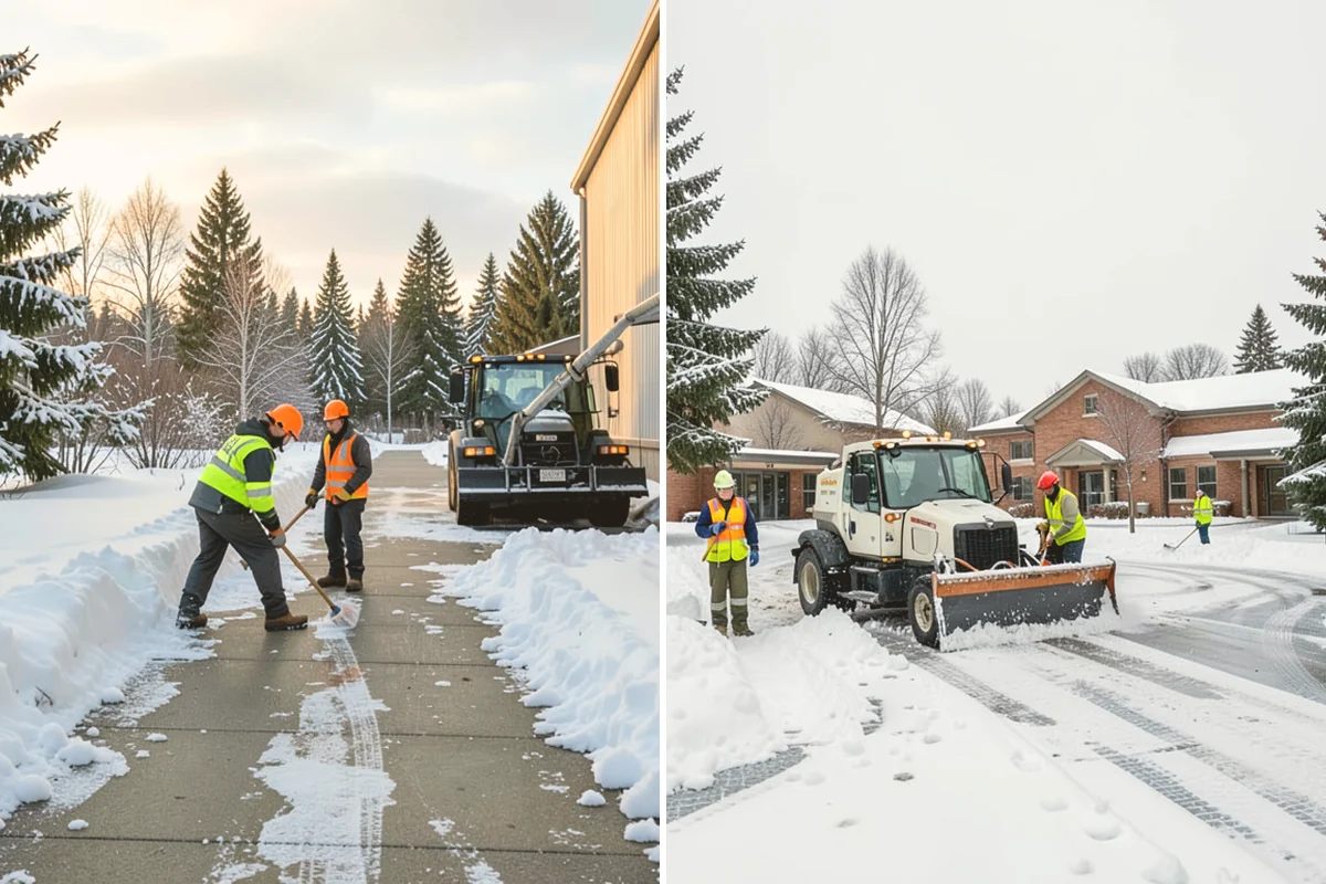 Gated Community Snow Removal in Lynnwood, Snohomish County, WA - We coordinate gate access and priorities with the HOA