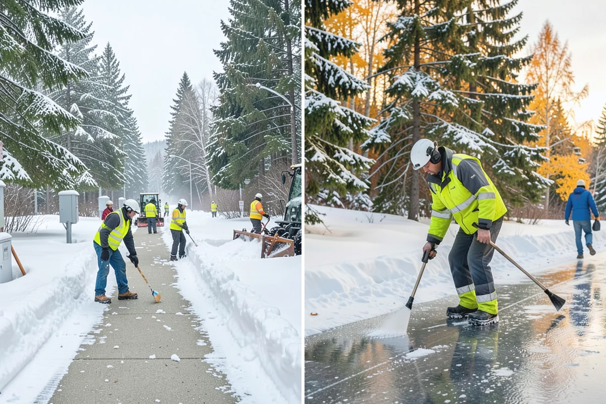 Gated Community Snow Removal in Marysville, Snohomish County, WA - We coordinate gate access and priorities with the HOA