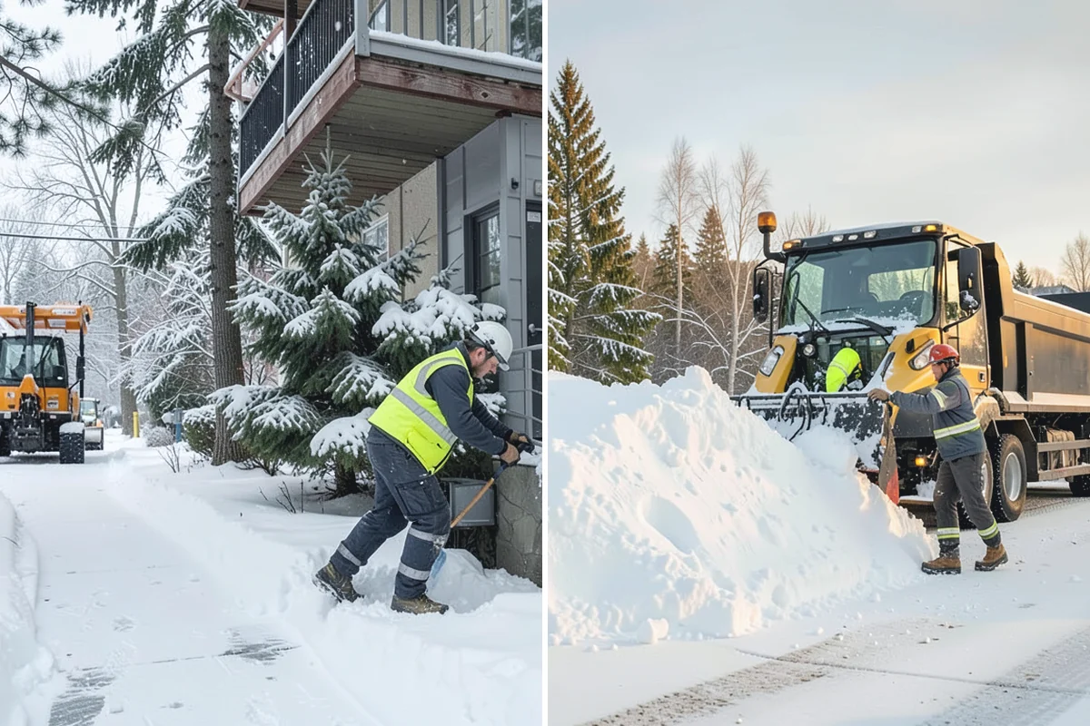 Gated Community Snow Removal in Medina, King County, WA - We coordinate gate access and priorities with the HOA