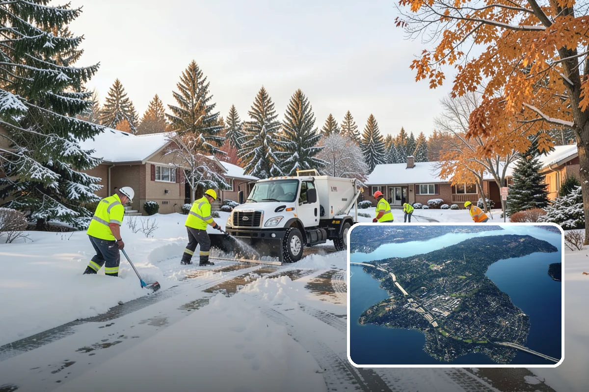 Gated Community Snow Removal in Mercer Island, King County, WA - Keeps controlled entry gates operable in the cold