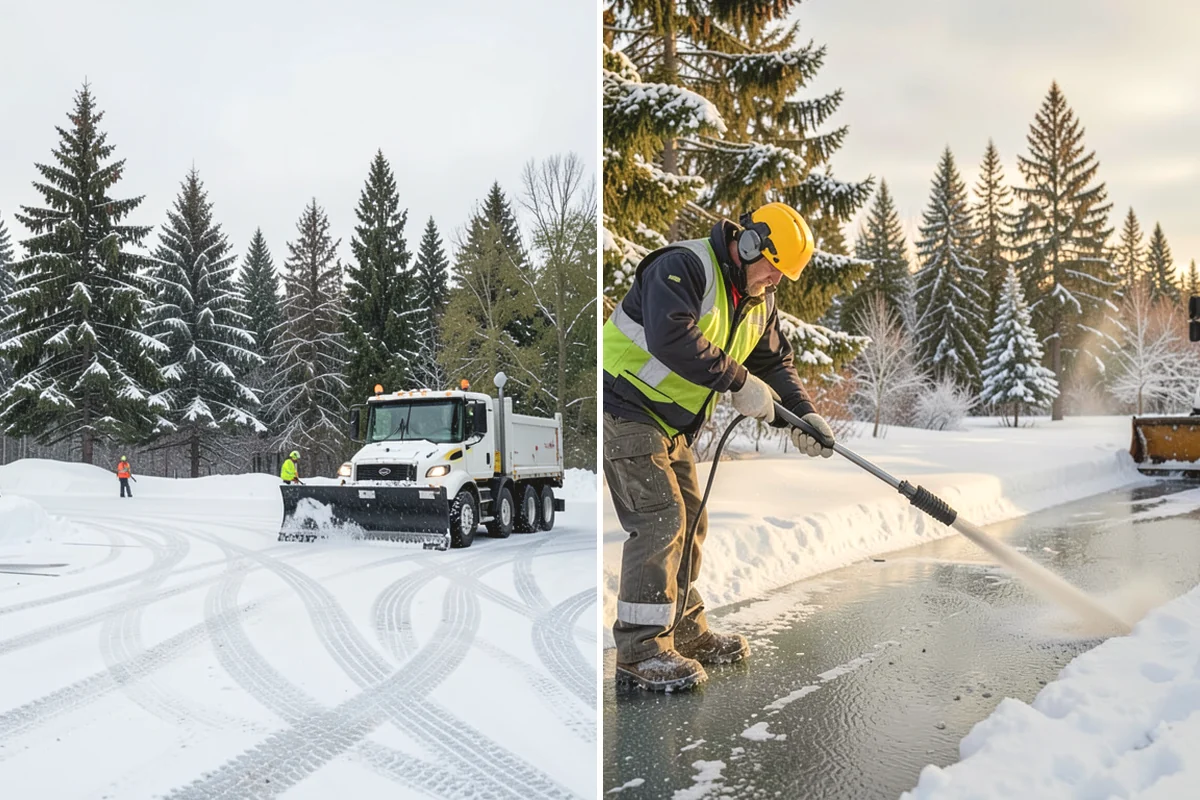 Gated Community Snow Removal in Mercer Island, King County, WA - We coordinate gate access and priorities with the HOA