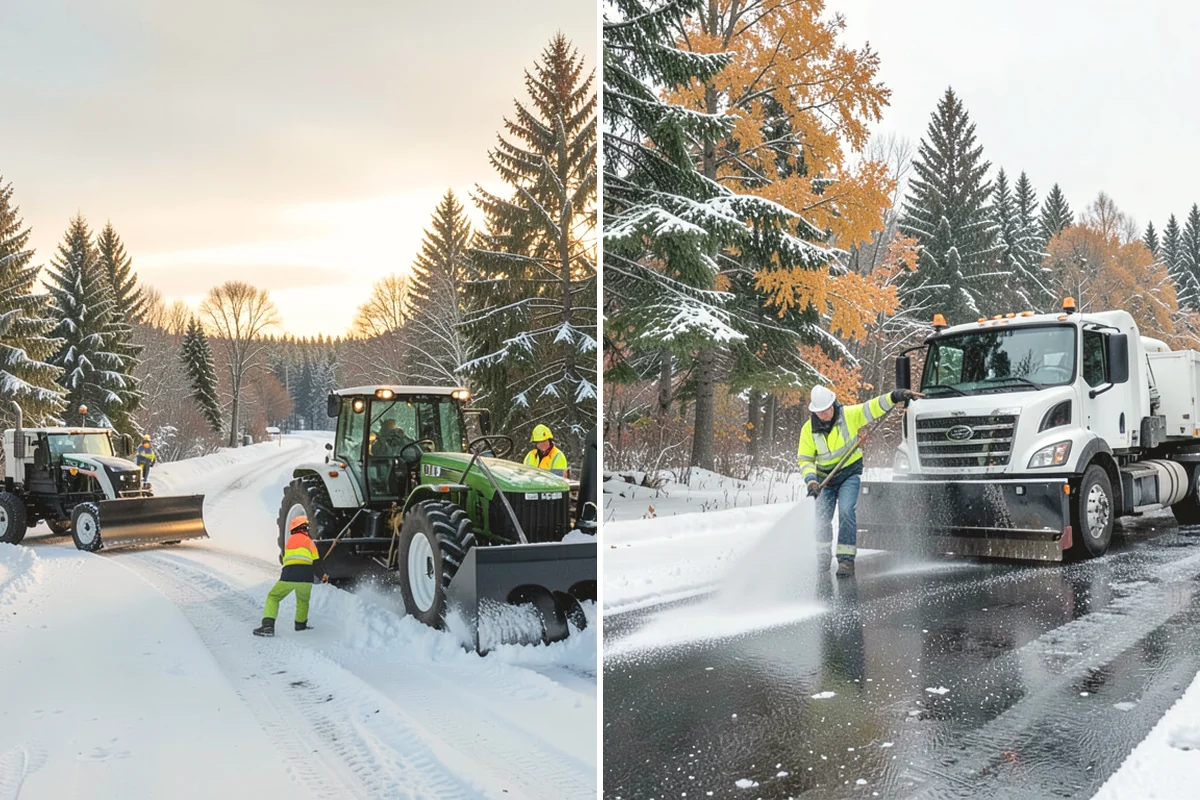 Gated Community Snow Removal in Mill Creek, Snohomish County, WA - We coordinate gate access and priorities with the HOA