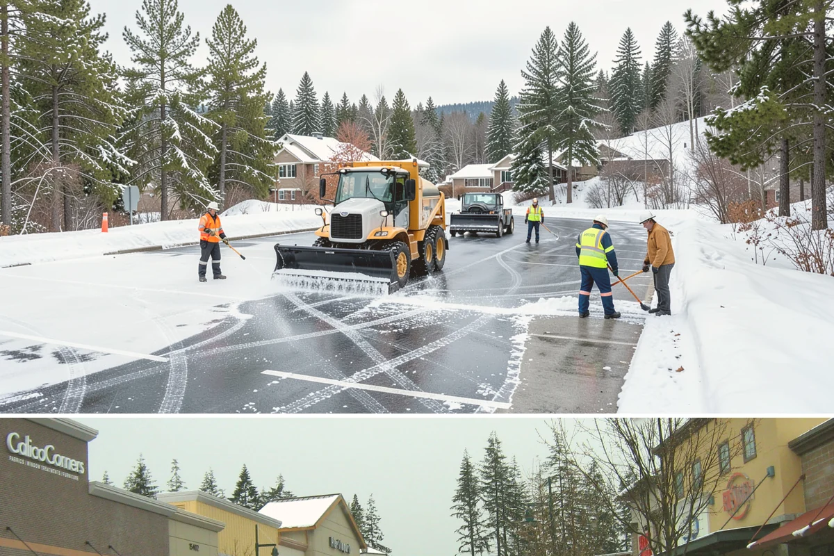 Gated Community Snow Removal in Mill Creek, Snohomish County, WA - Gated communities need full-network service with each accumulating snow and gate-area attention whenever a hard freeze threatens...