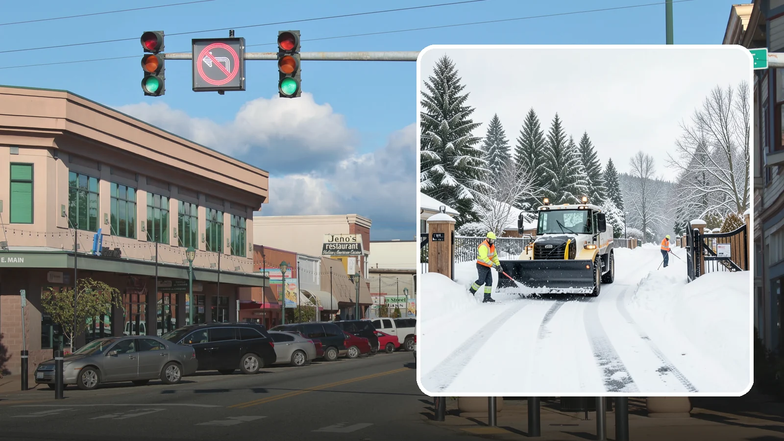 Gated Community Snow Removal in Monroe, Snohomish County, WA - We clear entry gates, interior roads, and common walkways for gated Western Washington communities under one coordinated plan.