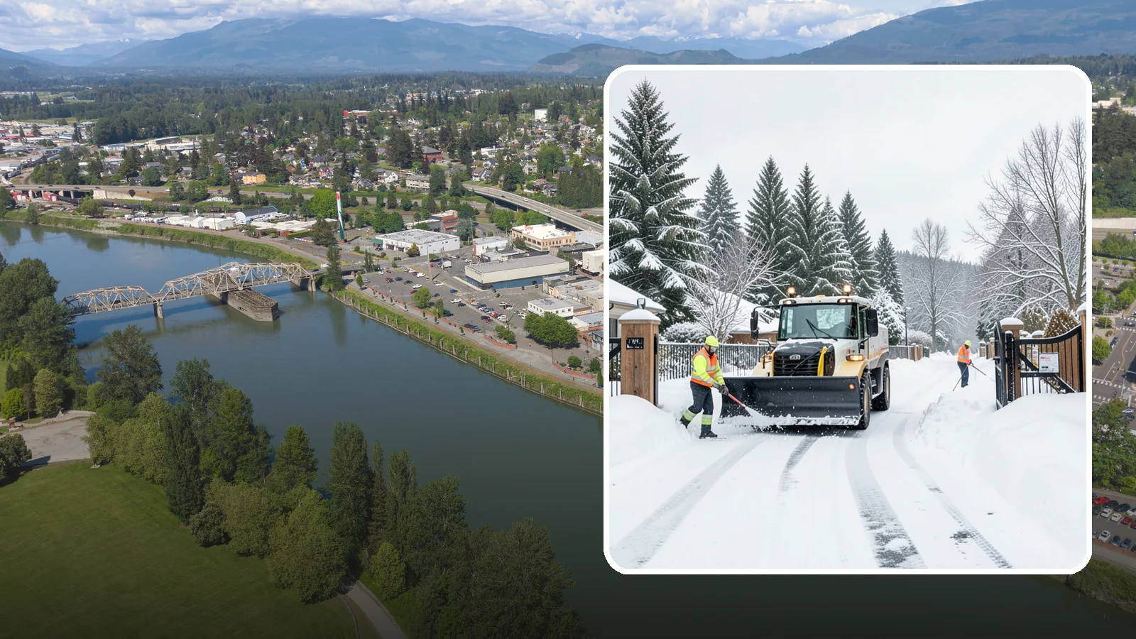 Gated Community Snow Removal in Mount Vernon, Skagit County, WA - We clear entry gates, interior roads, and common walkways for gated Western Washington communities under one coordinated plan.