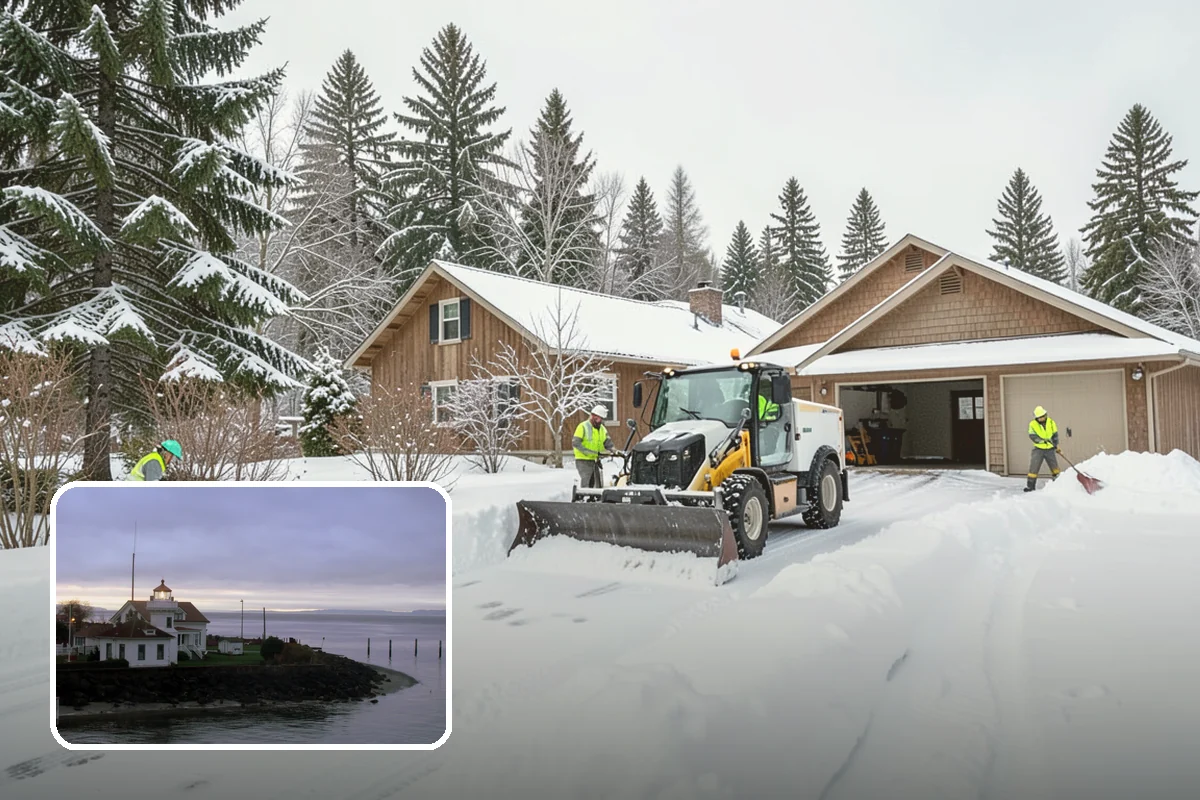Gated Community Snow Removal in Mukilteo, Snohomish County, WA - Keeps controlled entry gates operable in the cold