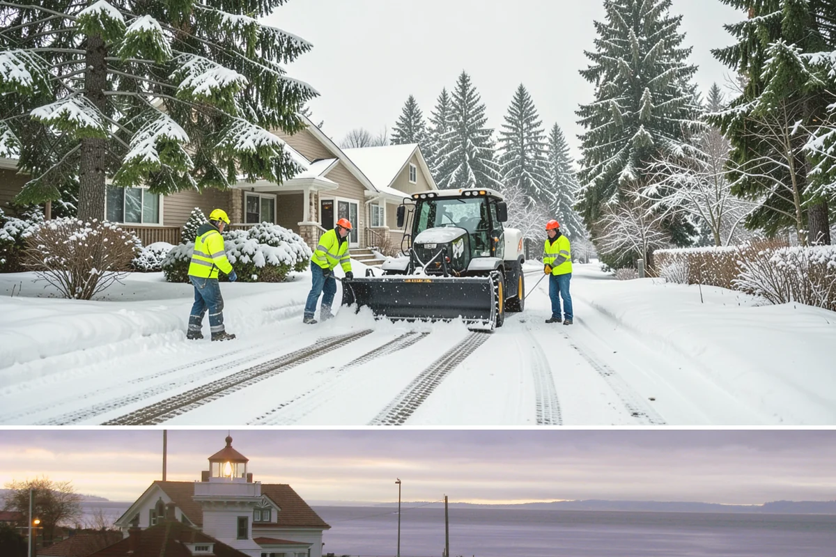 Gated Community Snow Removal in Mukilteo, Snohomish County, WA - Gated communities need full-network service with each accumulating snow and gate-area attention whenever a hard freeze threatens...