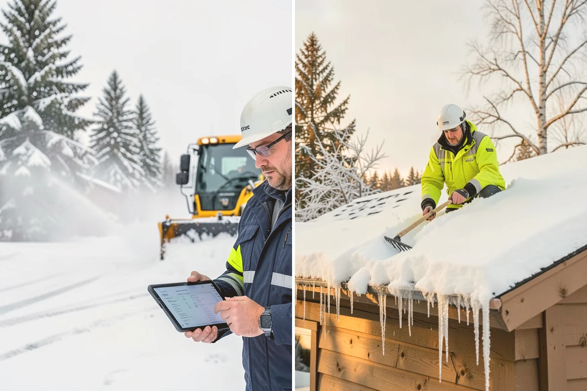 Gated Community Snow Removal in Newcastle, King County, WA - We coordinate gate access and priorities with the HOA