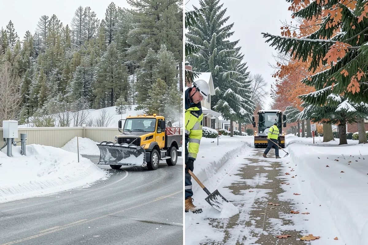 Gated Community Snow Removal in Normandy Park, King County, WA - We coordinate gate access and priorities with the HOA