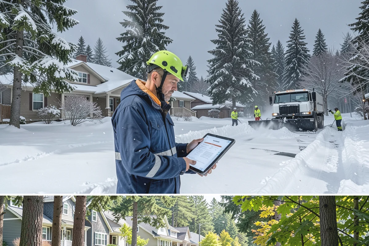 Gated Community Snow Removal in Normandy Park, King County, WA - Gated communities need full-network service with each accumulating snow and gate-area attention whenever a hard freeze threatens...