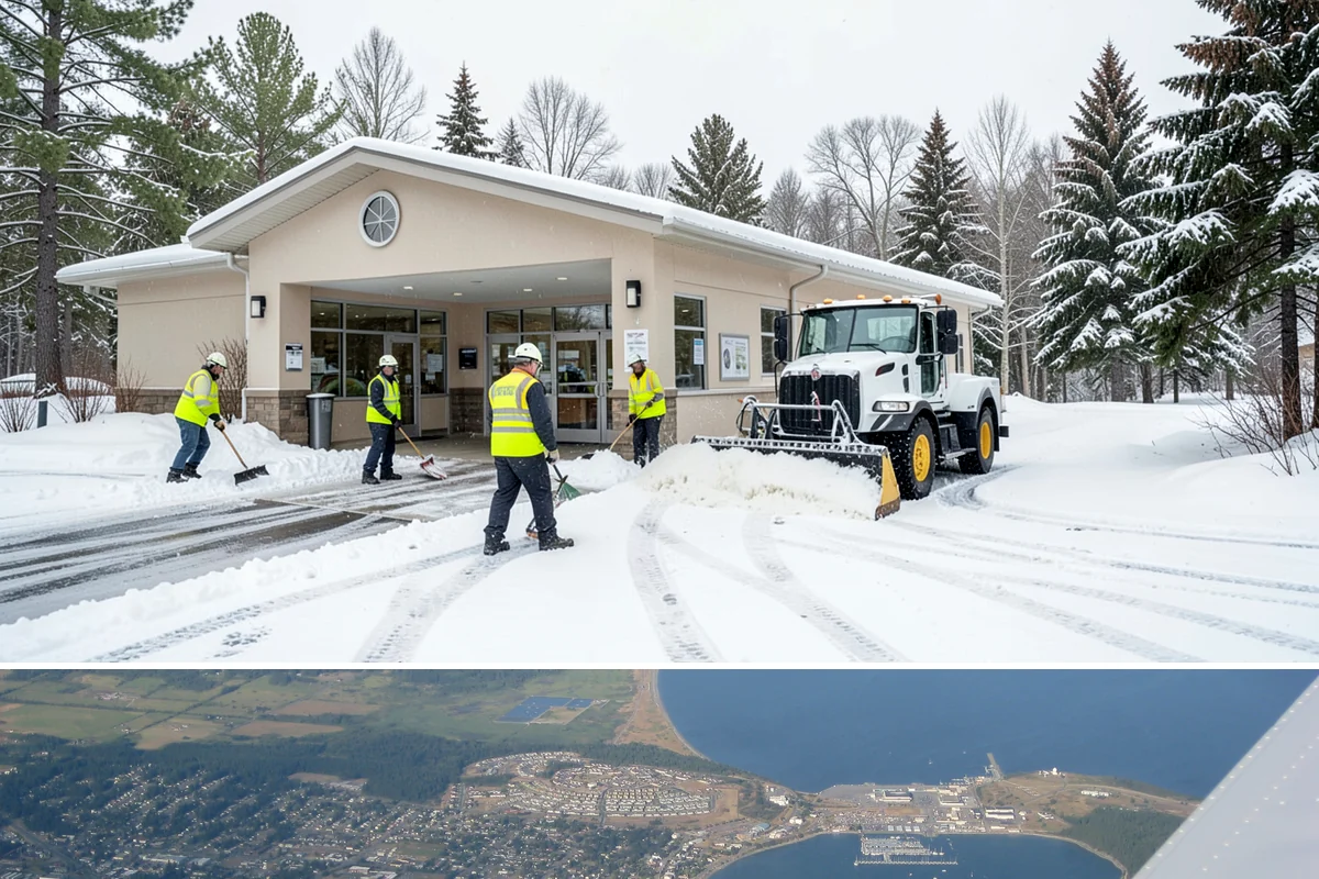 Gated Community Snow Removal in Oak Harbor, Island County, WA - Gated communities need full-network service with each accumulating snow and gate-area attention whenever a hard freeze threatens...