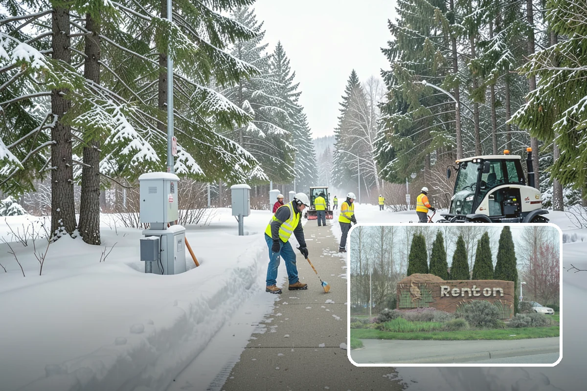 Gated Community Snow Removal in Renton, King County, WA - Keeps controlled entry gates operable in the cold
