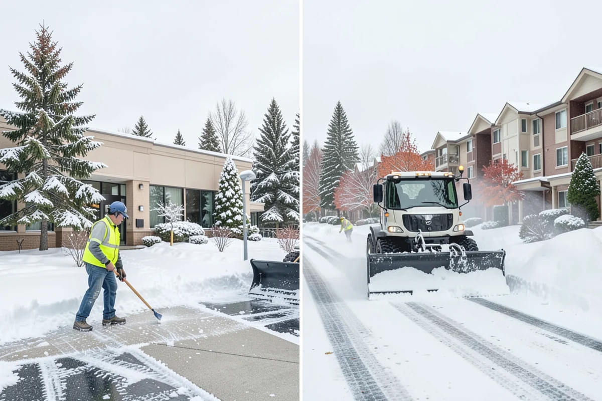 Gated Community Snow Removal in Renton, King County, WA - We coordinate gate access and priorities with the HOA