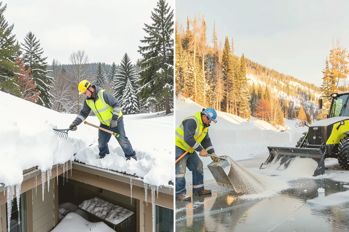 Gated Community Snow Removal in Sammamish, King County, WA - We coordinate gate access and priorities with the HOA