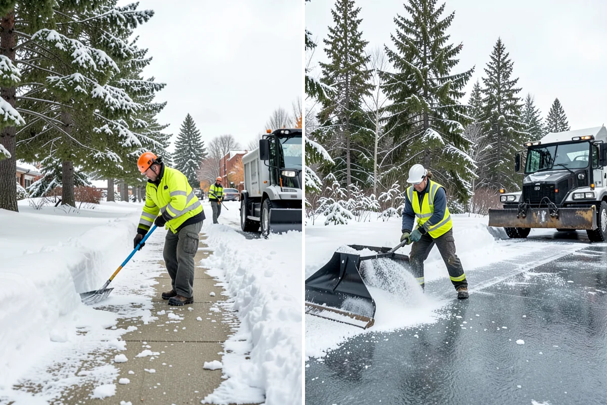 Gated Community Snow Removal in Sedro-Woolley, Skagit County, WA - We coordinate gate access and priorities with the HOA