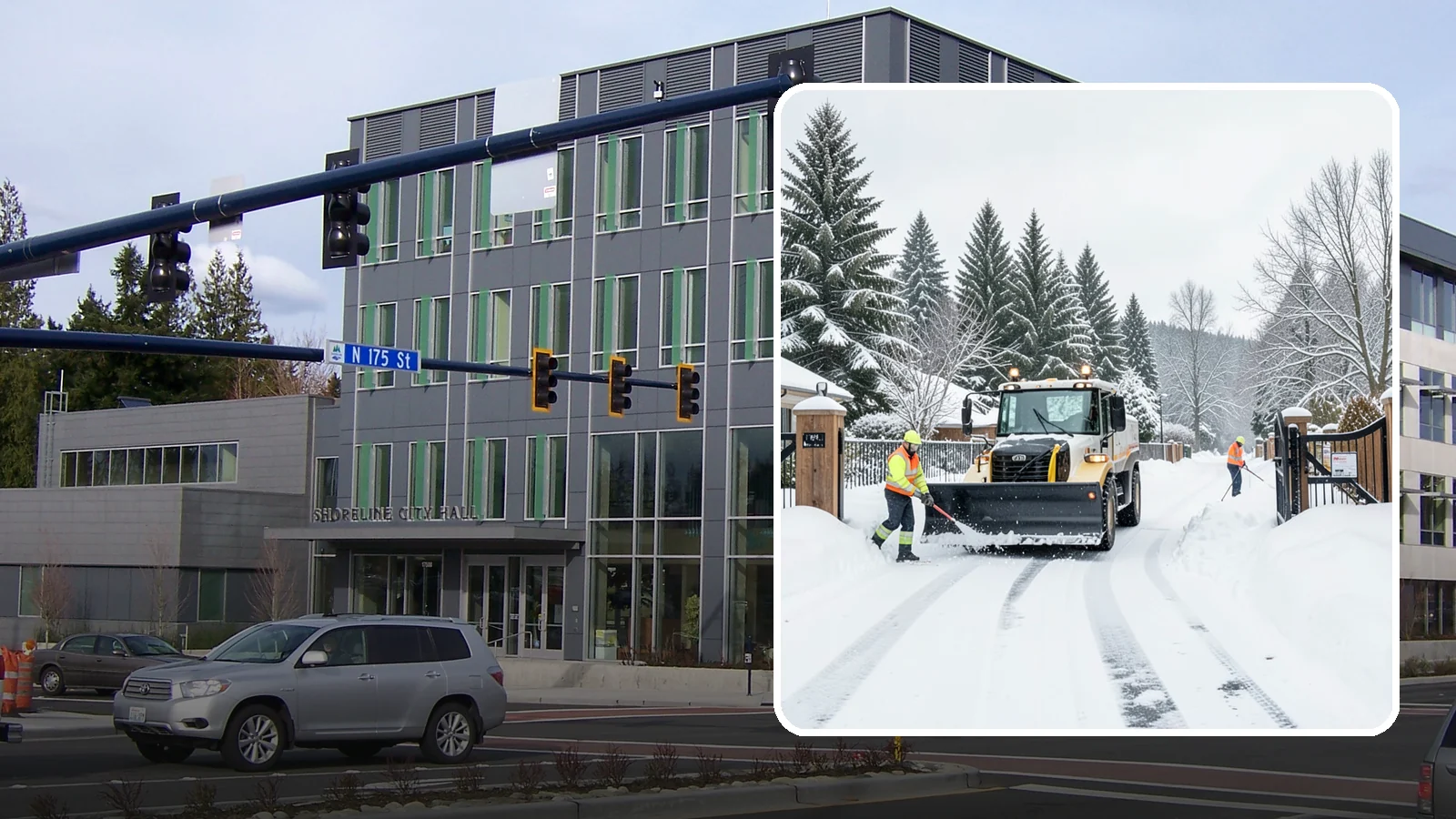 Gated Community Snow Removal in Shoreline, King County, WA - We clear entry gates, interior roads, and common walkways for gated Western Washington communities under one coordinated plan.