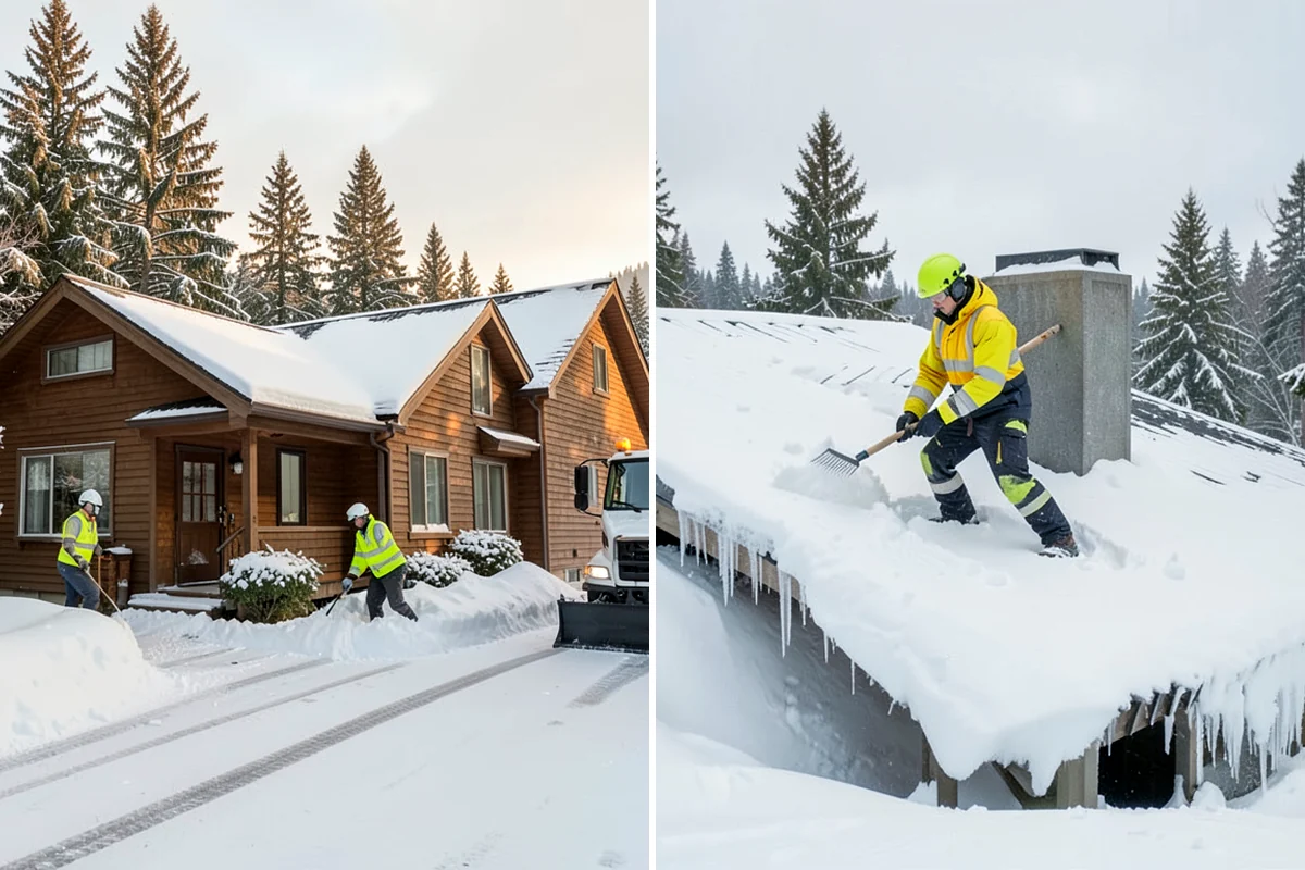 Gated Community Snow Removal in Shoreline, King County, WA - We coordinate gate access and priorities with the HOA