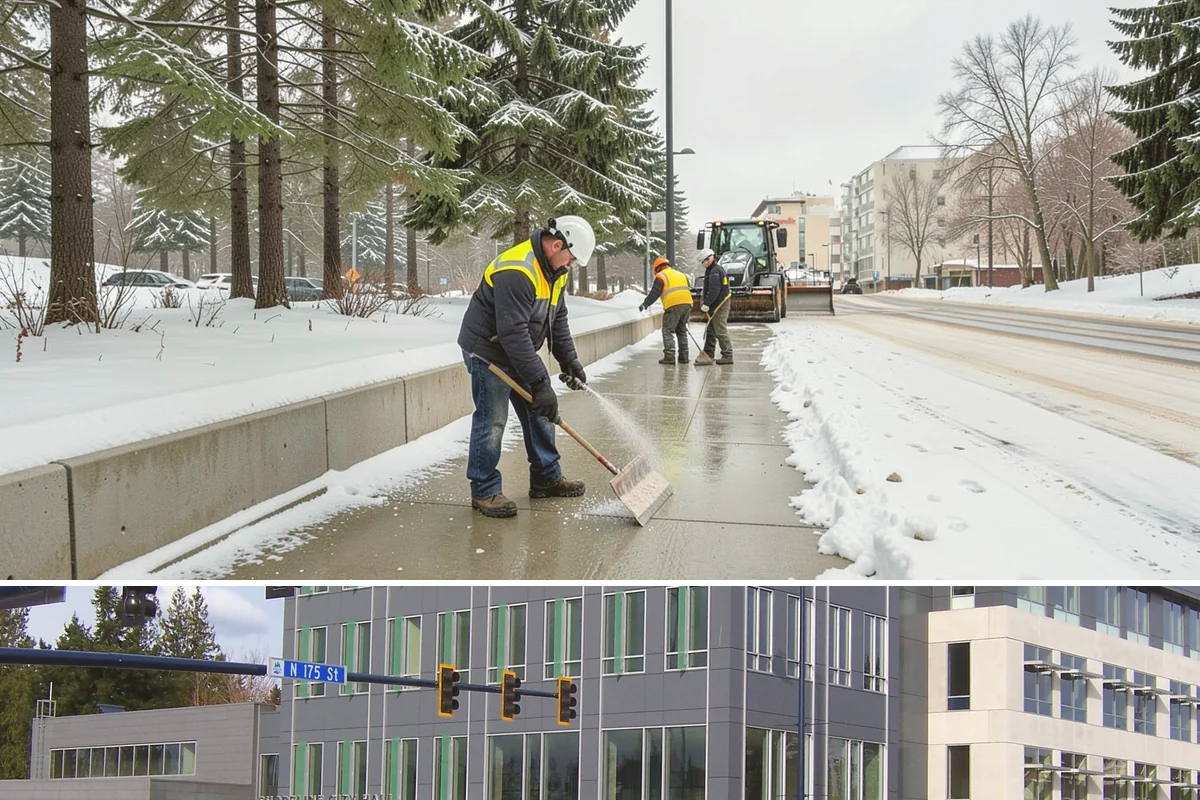 Gated Community Snow Removal in Shoreline, King County, WA - Gated communities need full-network service with each accumulating snow and gate-area attention whenever a hard freeze threatens...