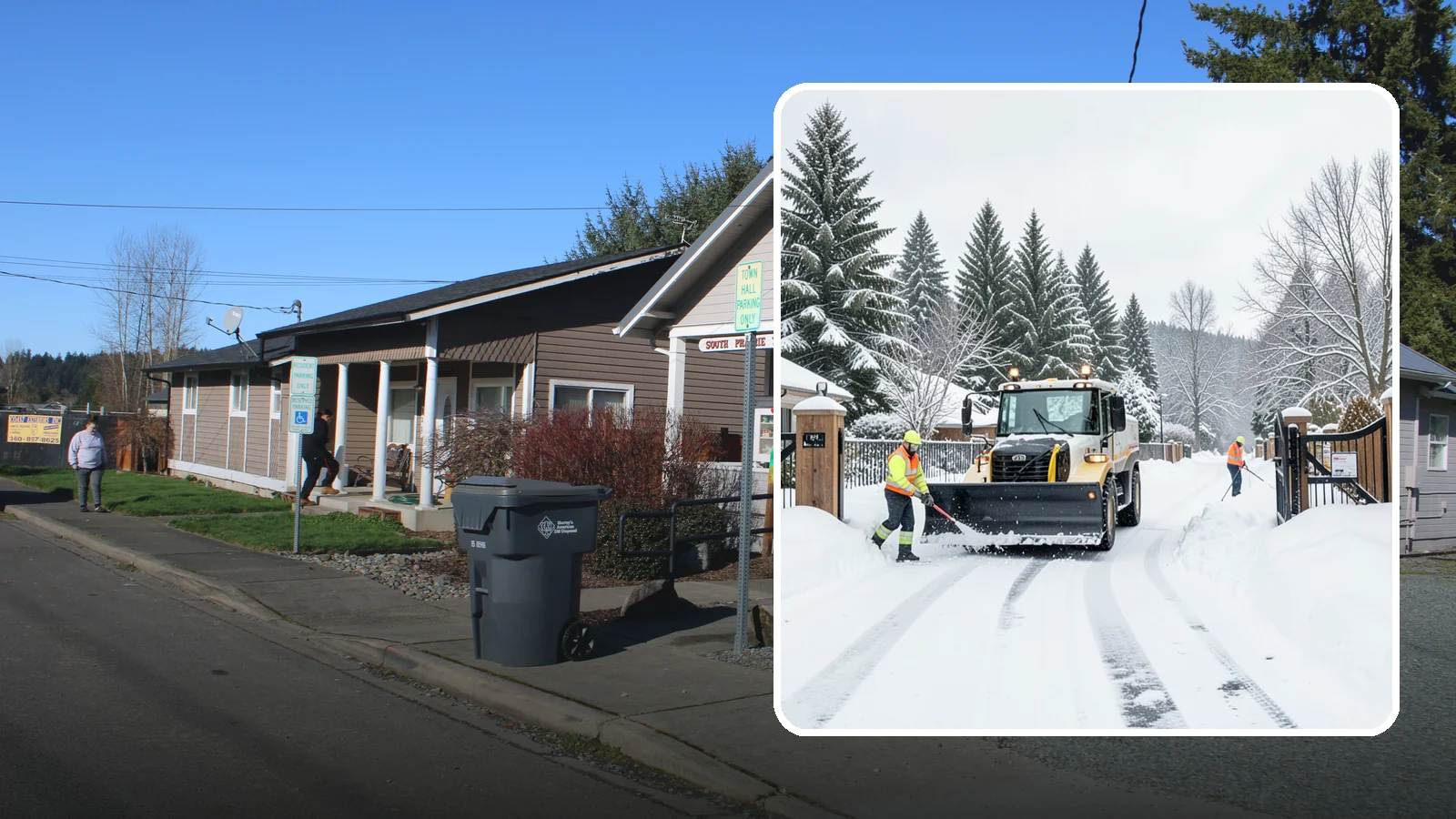 Gated Community Snow Removal in South Prairie, Pierce County, WA - We clear entry gates, interior roads, and common walkways for gated Western Washington communities under one coordinated plan.