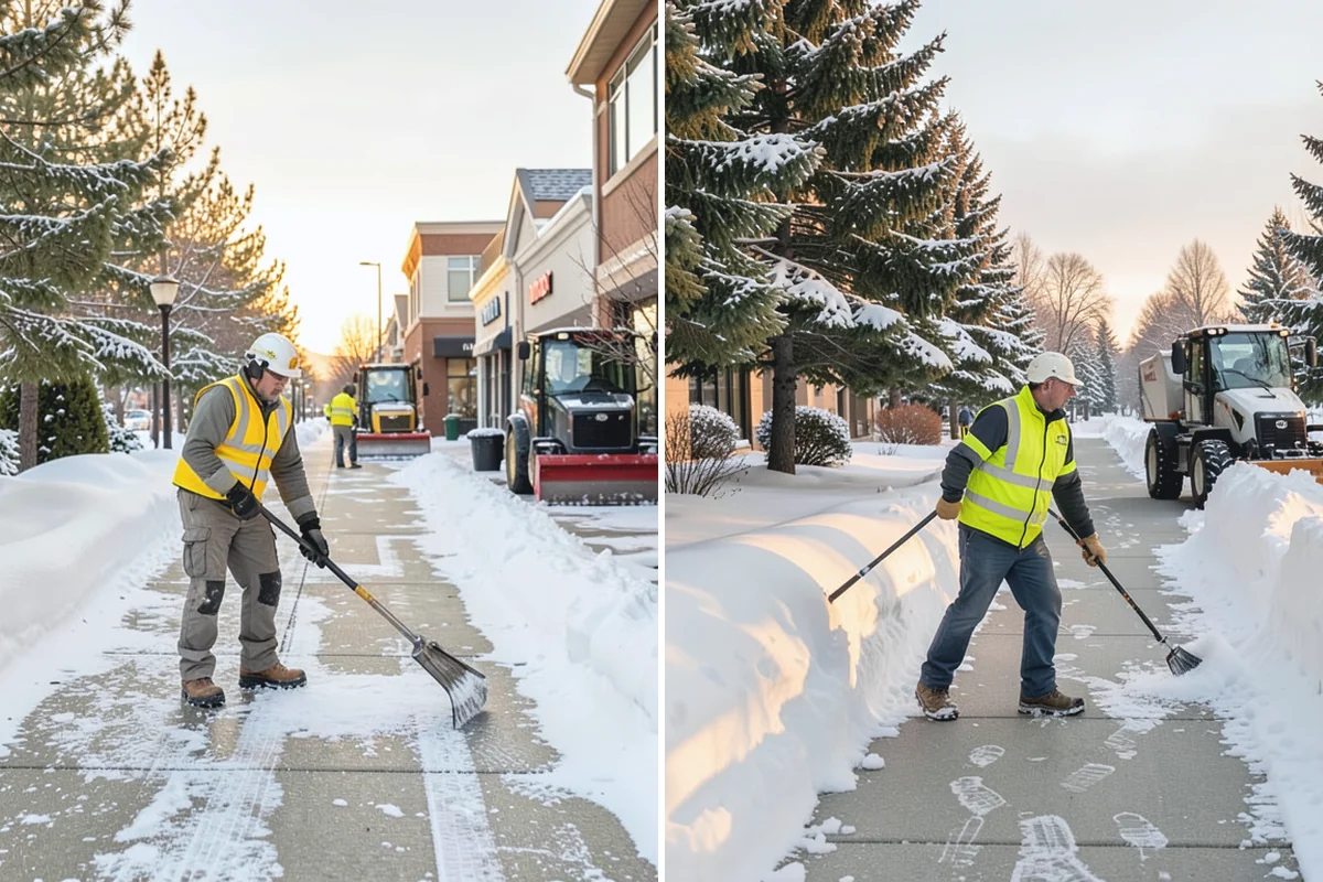 Gated Community Snow Removal in South Prairie, Pierce County, WA - We coordinate gate access and priorities with the HOA